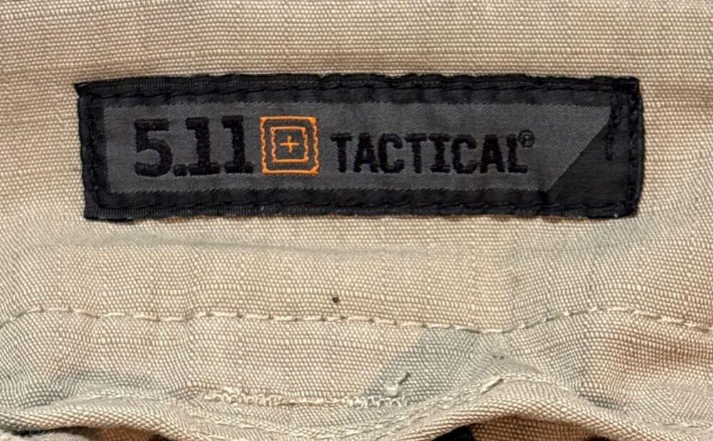 5.11 Tactical Mens 36x34 Cargo Pants 12 Pocket Rip Stop TLBLIN-4389-1 Tan